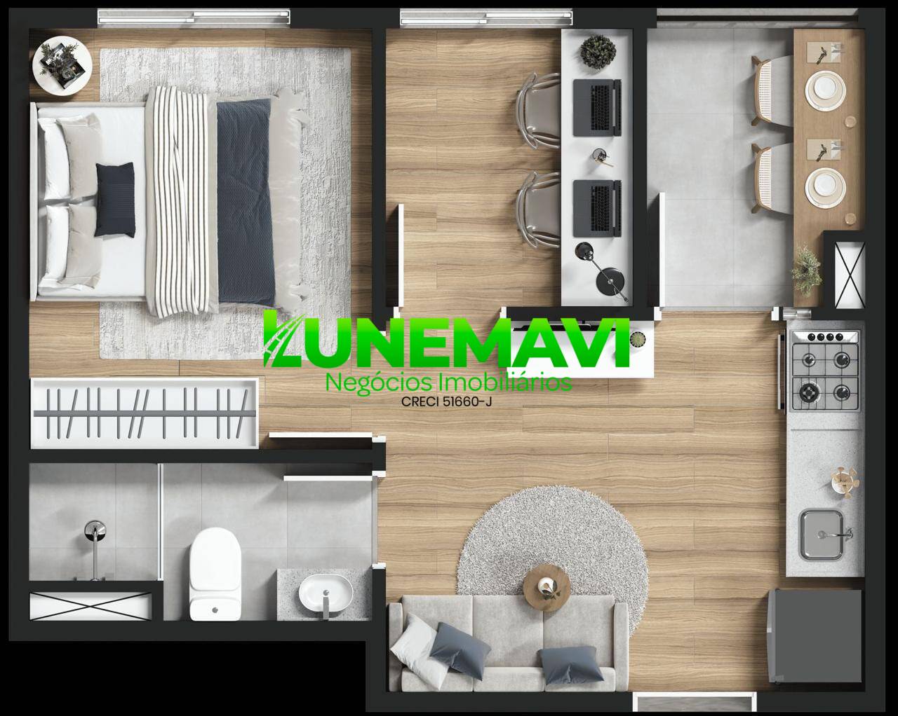 Apartamento, 2 quartos - Foto 4