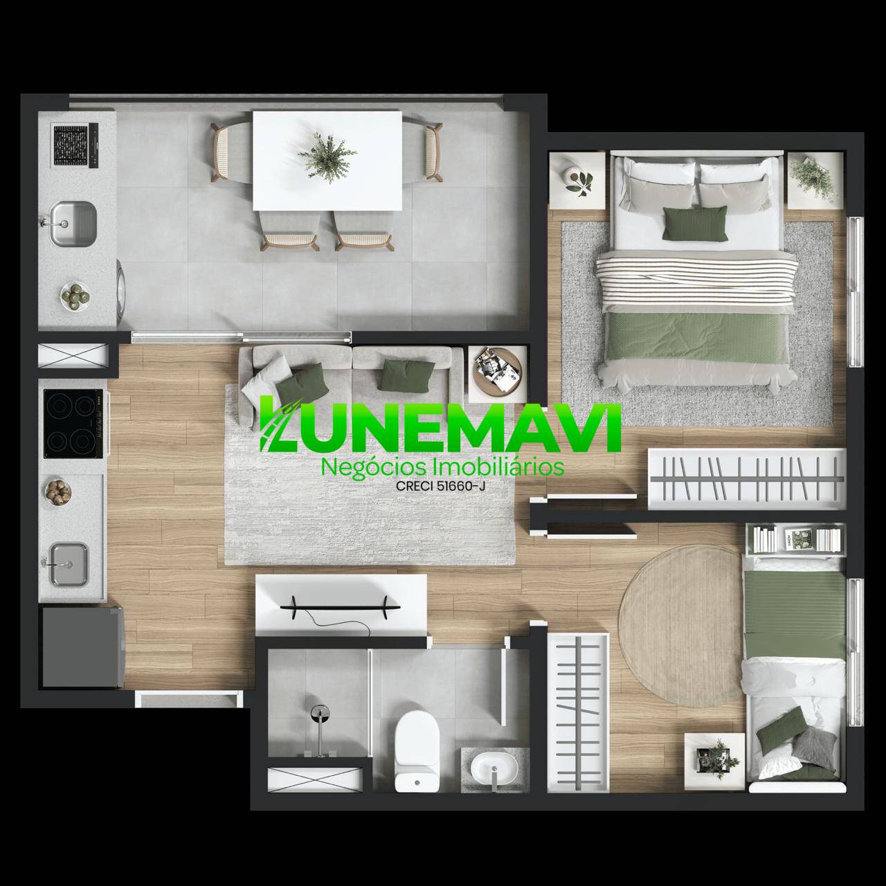 Apartamento, 2 quartos - Foto 22