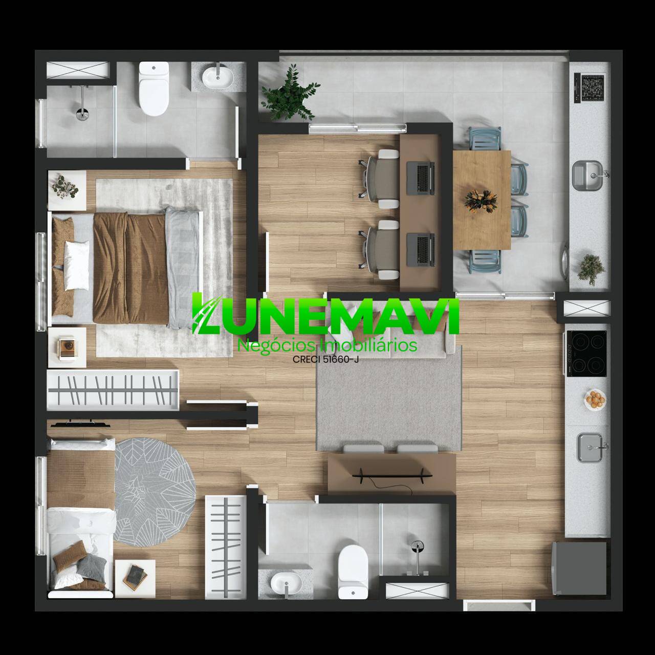 Apartamento, 2 quartos - Foto 21